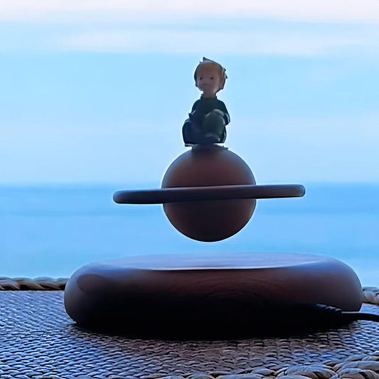 Magnetic Floating Whale Sculpture: Little Prince Inspired Desk Decor