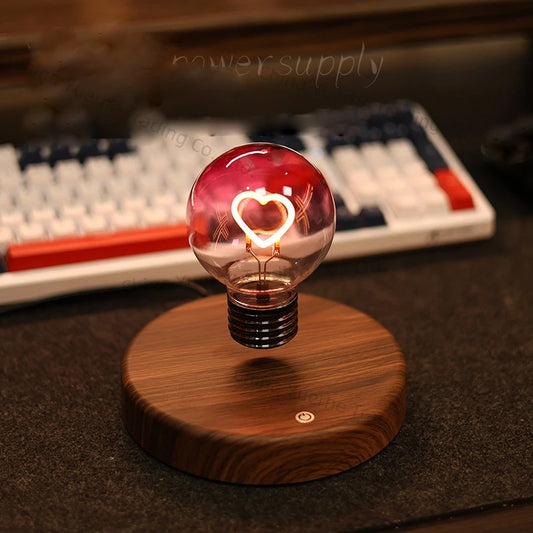 Wireless Self-Rotating Maglev Smart Home Light Bulb Powered By Technology  Suitable for Bedroom Headboard Decoration