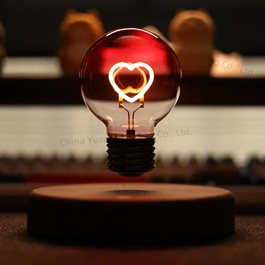 Wireless Self-Rotating Maglev Smart Home Light Bulb Powered By Technology  Suitable for Bedroom Headboard Decoration